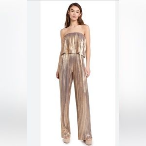Amanda Uprichard Collina Jumpsuit in Pleats